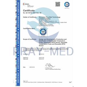 Shenzhen Pray-med Technology Co.,Ltd Certifications