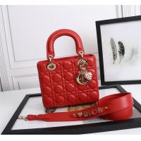 Buy cheap Lady Red Lambskin My Abcdior Dior Cannage Shoulder Bag D6806 product