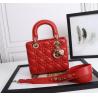 Buy cheap Lady Red Lambskin My Abcdior Dior Cannage Shoulder Bag D6806 from wholesalers