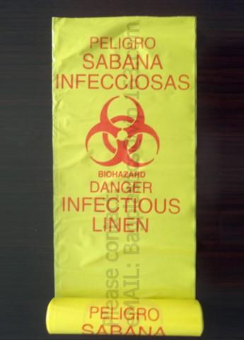 Buy cheap Biodegradable bag on roll bin liner biohazard garbage bag garbage bags heavy duty plastic, Biohazard can liners medical from wholesalers