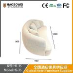 Modern Italian Minimalist Sofa for Small-Sized Living Room and Reception Area.