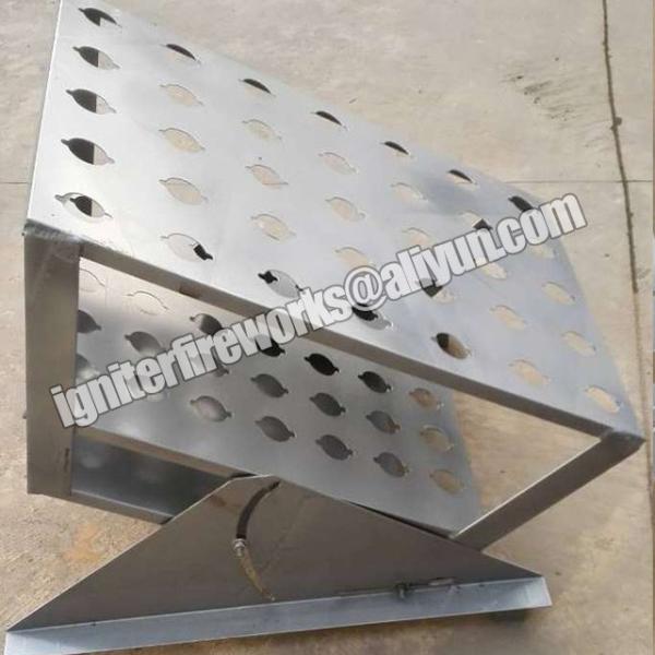 Buy cheap Dia1.2inch 35shots Iron Metal Mortar Racks for fireworks show from wholesalers