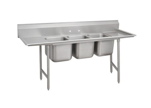 Acid / Alkali Resistant Commercial Stainless Steel Sink For Restaurant /