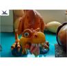 Buy cheap Fiberglass Resin Cartoon Dinosaur Lawn Ornament For Educational School Display from wholesalers