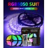 Buy cheap 12V 10m 5050 RGB LED Strip , Remotely Controlled Smart Home LED Strip from wholesalers
