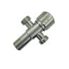 Buy cheap Brushed Surface Sanitary Angle Valve SUS304 Wall In Type from wholesalers