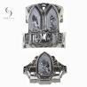 Buy cheap High Quality Plastic Silver Coffin Corner Funeral Decoration Supplies Wholesale 20#S from wholesalers
