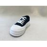 Buy cheap Ladies Black And White Espadrilles Round Head Black White Espadrilles Thick Bottom from wholesalers