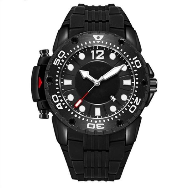 Buy cheap 51mm Case Silicon Male Watches Pointer Display ROHS Waterproof from wholesalers