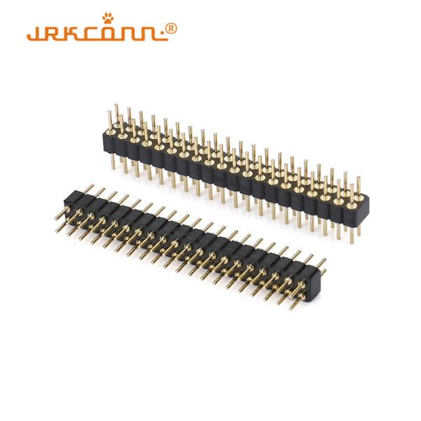 Buy cheap Straight Dip Type Round Pin Header Connectors 2X20 Multi Pin Connector from wholesalers