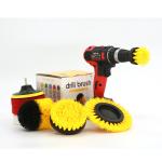 8 Pcs Drill Cleaning Brush Attachment Set For Car Household