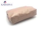 Flesh Colored Womens Leather Makeup Bag Special Design Makes More Attractive