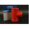 Buy cheap FM Approved Grooved Mechanical Tee Connection Type Grooved Corrosion Resistant from wholesalers