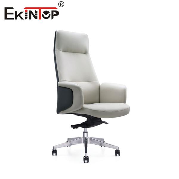 Buy cheap Stylish and Ergonomic White Leather Chair in Minimalist Contemporary Style from wholesalers