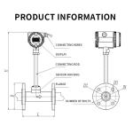 Variable Area Petroleum Flowmeters Integrated Oil Water Gas Stainless Vortex