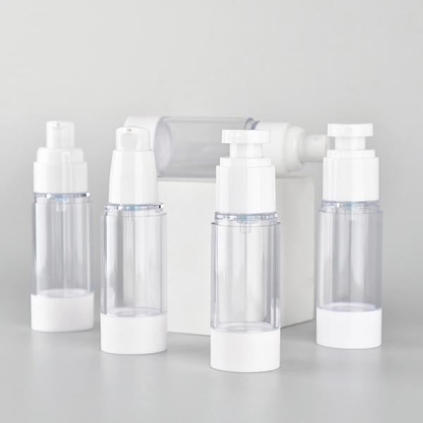Buy cheap Clear Airless Pump Spray Bottle , Clear Vacuum Pump Bottle Cosmetic from wholesalers