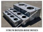 Marine Filter Box Marine Rose Boxes For Bilge Line FH-250A JIS F7206 Stainless