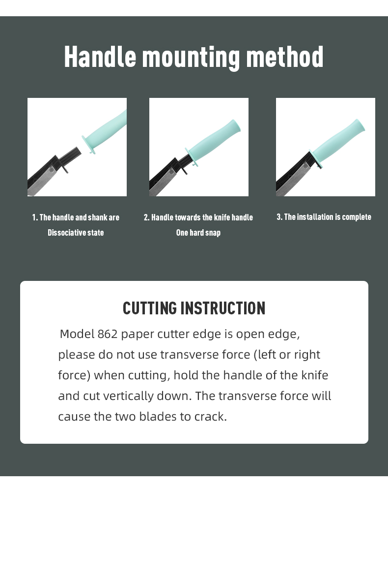 Customized Colorful Engineering Plastic ABS Paper Trimmer with Blade Lock and More