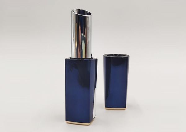 Buy cheap 3g Glossy Blue Luxury Lipstick Tubes . Magnetic Lipstick Tubes Free Samples from wholesalers