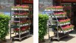 Plant trolley cart Greenhouse Warehouse Flower Cart Hot Sales Display Danish