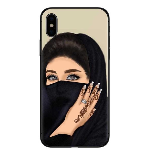 Buy cheap Lightweight Designer Cell Phone Cases Black Islamic Hijab Girls Gift Anti Shock from wholesalers