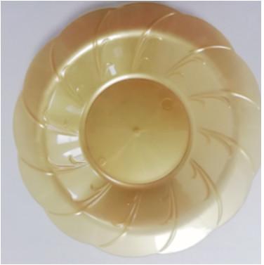 Quality 8 inch round disposable flaired plastic dessert bowls plastic microwave safe pp bowl plastic eating bowls for sale