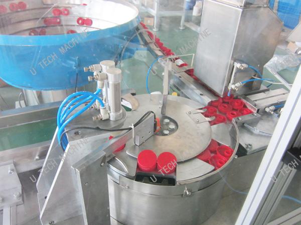Buy cheap Edible Oil medicine ring Bottle Cap Sealing Machine Caps Assembly Support from wholesalers