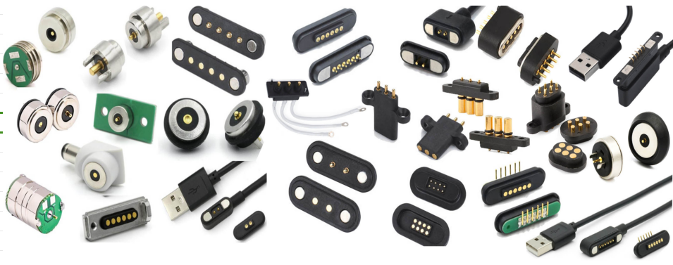 Power Charging Led Equipment Electrical Connection With Magnetic Pogo Pin Connector 0
