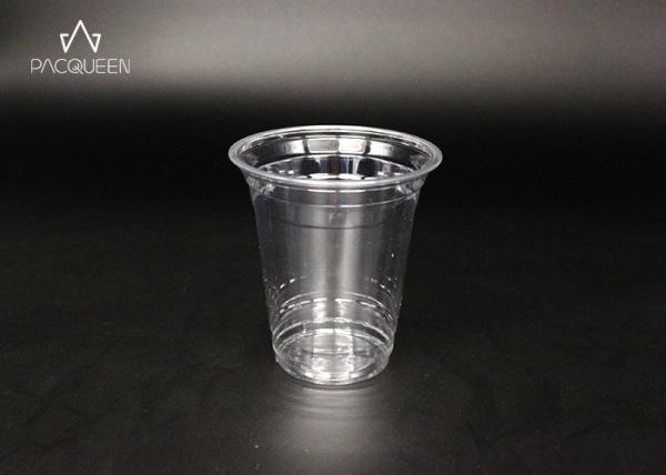 Buy cheap 8 Oz / 16 Oz Clear Plastic Cups Customized UV Printing Leak Proof from wholesalers