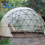 Star Gazing Small Pvc Geodesic Dome Tent Luxury Glamping Hotel Dome Tent For