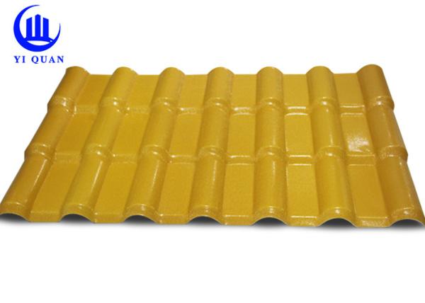 Buy cheap Anti-UV Lightweight Curved ASA Synthetic Resin Roof Tile Plastic Roofing Sheet from wholesalers