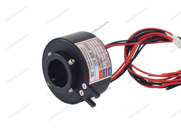 Buy cheap Hollow Bore Electrical 500rpm Power Slip Ring With Through Hole Electric Collector from wholesalers