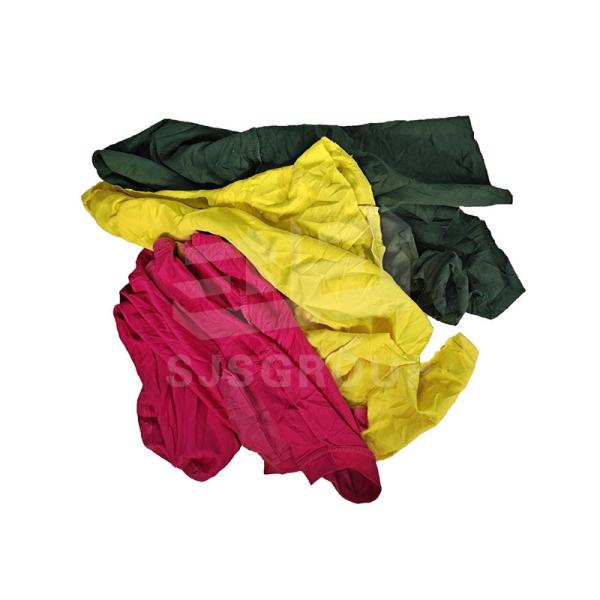 Buy cheap Reclaimed 20lb COLORED KNIT RAGS Absorbent Mixed Rags Cutting 100 cotton wiping tshirt rags for cleaning from wholesalers