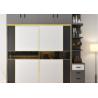 Buy cheap Mirror Door Modern Luxury Corner Walk In Closet Unit Storage Clothes Wardrobe from wholesalers