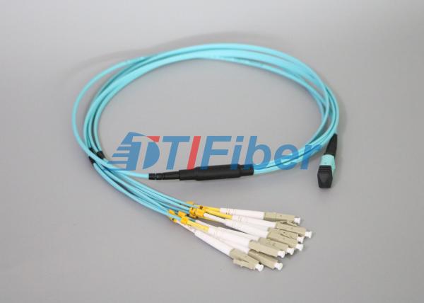 Buy cheap Fan – Out 8 Core Single Mode MTP / Mpo Trunk Cable Fiber Patch Cord from wholesalers