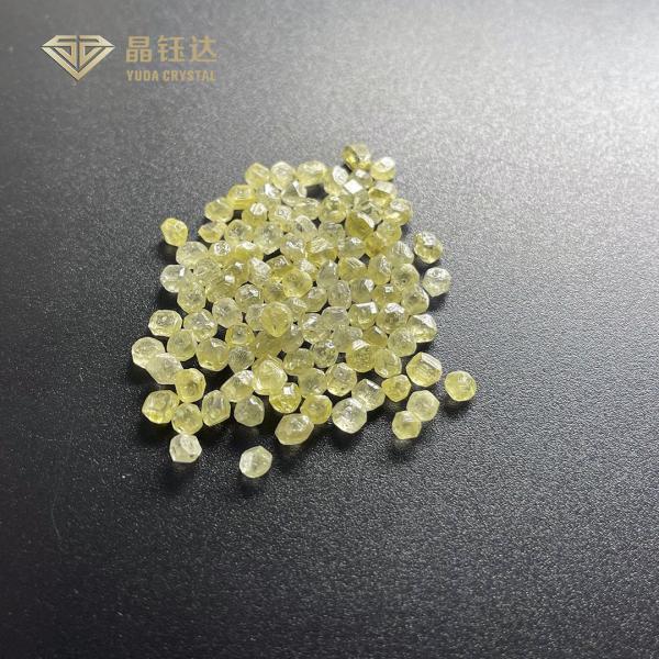 Buy cheap 3mm 4mm Yellow HPHT Lab Grown Colored Diamonds For Fancy Melee Diamonds from wholesalers