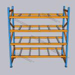 Commercial Metal Panel Heavy Duty Racking Shelves For Workshop