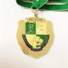 Buy cheap Custom Logo Sports Stamping Press Honorary Custom Event Medals Golden Cool Marathon Medals from wholesalers