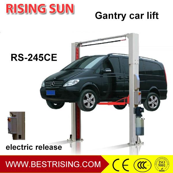 Quality Double cylinder electric unlock two post used car lifts for sale for sale