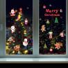 Buy cheap Durable Christmas Wall Stickers PVC 3D Santa Claus Snowman Penguin Pattern from wholesalers