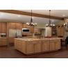 Buy cheap Beautiful Solid Wood Kitchen Cabinets Customized Classic Design From Foshan from wholesalers