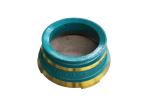 High manganese steel mining aggressive parts cone crusher concave and mantle