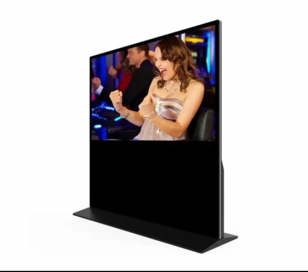 Buy cheap Black 43in Floor Standing Digital Signage 43 Inch 500 Nits Outdoor Advertising from wholesalers