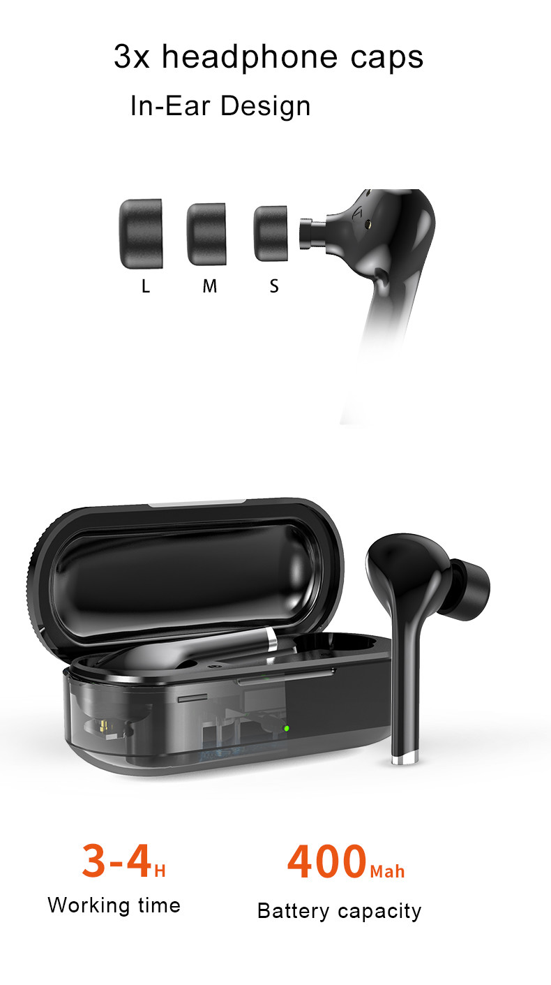 Cellphone Auto Connect TW12 Small Wireless Bluetooth Earbuds
