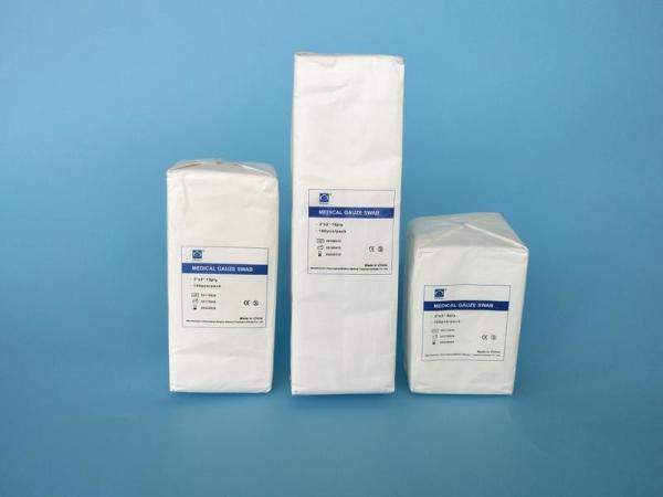 Buy cheap Non Sterile 2*2 Medical Absorbent Compress Gauze Swabs Pads With CE/ISO from wholesalers