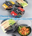 clear disposable plastic fruit container / clear PET blister clamshell box for