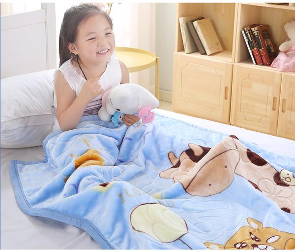 Buy cheap Multifuction Cartoon Print Blanket Kids Animal Flannel Blanket 100*120CM from wholesalers