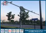 CCTV Camera Monitor Galvanized Steel Pole Telescopic Camera Mast Pole