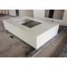 Buy cheap Quartz Stone Gentle White Bathroom Vanity Tops With Undermount Sink , Solid Surface from wholesalers