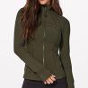Buy cheap Athletic Gym 300gsm Women Yoga Jacket Thumb Hole Yoga Zip Up Gym Jacket from wholesalers